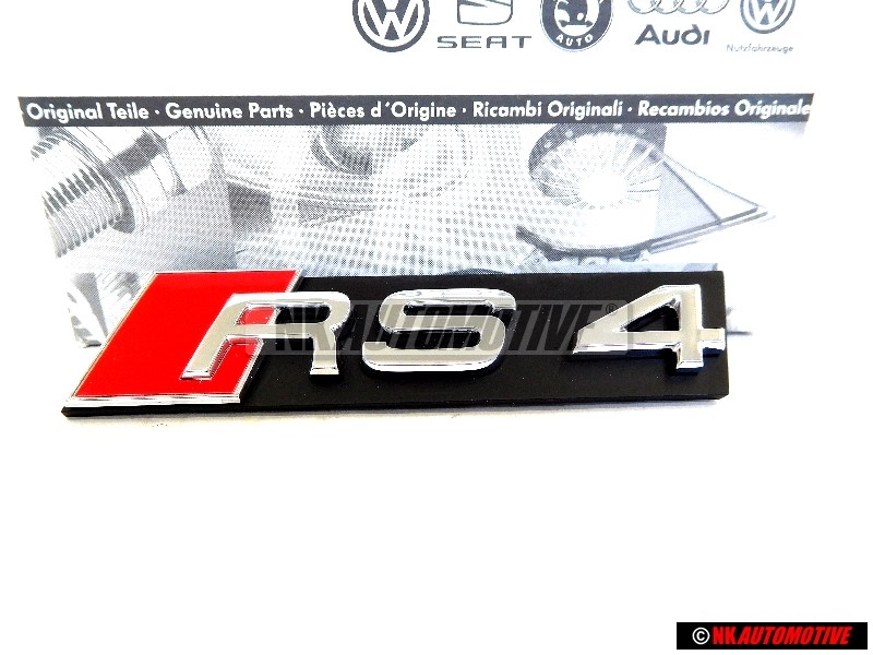 Audi Original RS4 Avant Embleme Monogramme Logo - 8D9853736A 2ZZ