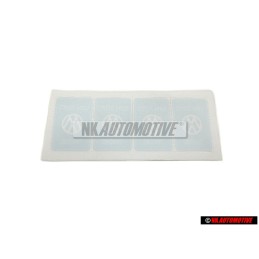 VW Classic Parts Set 4 Stickers - ZCP904313