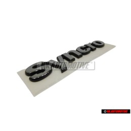 VW Original SYNCRO Arrière Embleme Monogramme Logo Chrome - 7M0853675B Z10