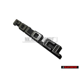 VW Original POLO CL Arrière Embleme Monogramme Logo Argent Brossé - 867853687F