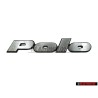 VW Original Polo Arrière Embleme Monogramme Logo Argent Brossé - 867853687K GX2