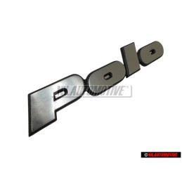 VW Original Polo Arrière Embleme Monogramme Logo Argent Brossé - 867853687K GX2