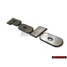 VW Original Polo Arrière Embleme Monogramme Logo Argent Brossé - 867853687K GX2