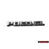VW Original POLO CL Arrière Embleme Monogramme Logo Argent Brossé - 874853687A