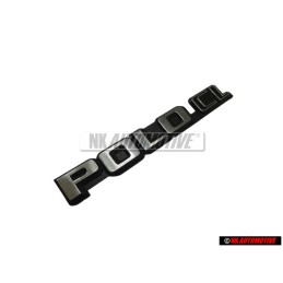 VW Original POLO CL Arrière Embleme Monogramme Logo Argent Brossé - 874853687A