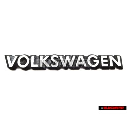 VW Original VOLKSWAGEN Arrière Embleme Monogramme Logo Blanc - 321853685C QK6