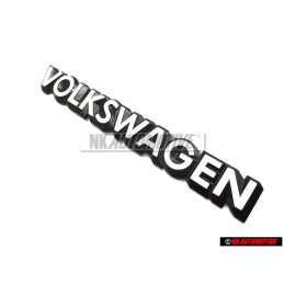 VW Original VOLKSWAGEN Arrière Embleme Monogramme Logo Blanc - 321853685C QK6