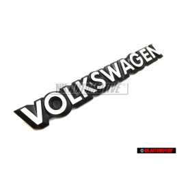VW Original VOLKSWAGEN Arrière Embleme Monogramme Logo Blanc - 321853685C QK6