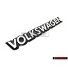 VW Original VOLKSWAGEN Arrière Embleme Monogramme Logo Blanc - 321853685C QK6