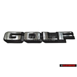 VW Original GOLF Arrière Embleme Monogramme Logo Argent Brossé - 191853687F GX2