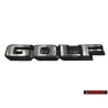 VW Original GOLF Arrière Embleme Monogramme Logo Argent Brossé - 191853687F GX2