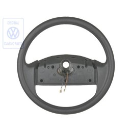 VW Original Volant De Direction Noir Satine - 191419091AG01C