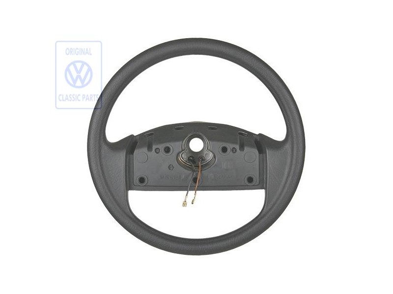 VW Original Volant De Direction Noir Satine - 191419091AG01C