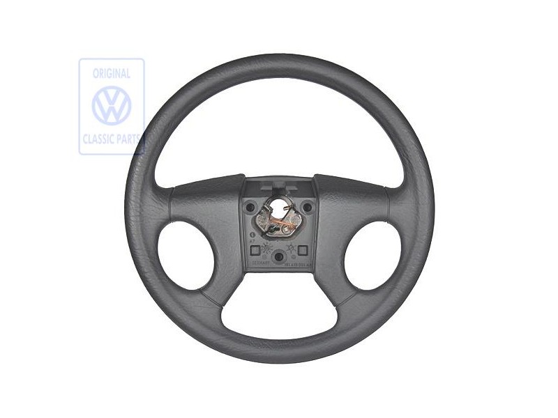 VW Original Volant De Direction Sport Noir Satine - 191419091AK01C