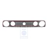 VW Original Grille De Calandre Noir Satine/Rouge Tornade - 191853653K QN5