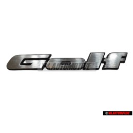 VW Original GOLF Arrière Embleme Monogramme Logo Argent Brossé - 191853687J GX2