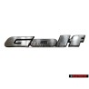 VW Original GOLF Arrière Embleme Monogramme Logo Argent Brossé - 191853687J GX2