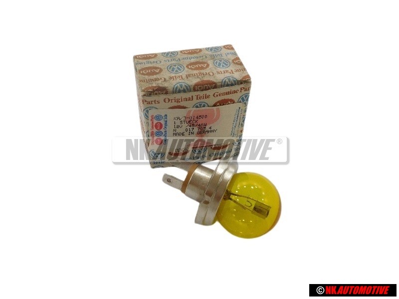 VW Original Ampoule, Verre Jaune - N 0177054