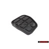 VW Original Patin De Pédale Noir Satine - 321721173 01C