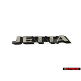 VW Original JETTA Arrière Embleme Monogramme Logo Noir Blanc - 165853687F QK6