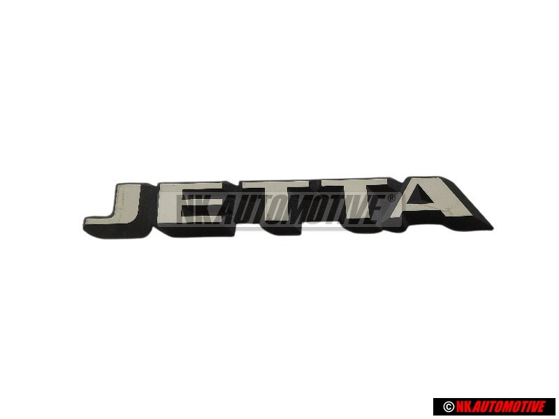 VW Original JETTA Arrière Embleme Monogramme Logo Noir Blanc - 165853687F QK6
