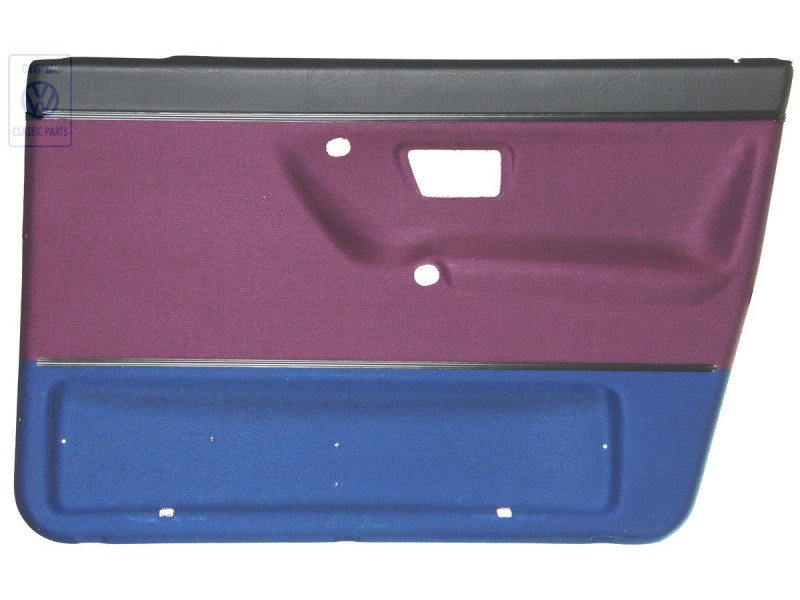 VW Original Garniture De Porte (Tissu) Bleu Violet - 193867012CLBMQ