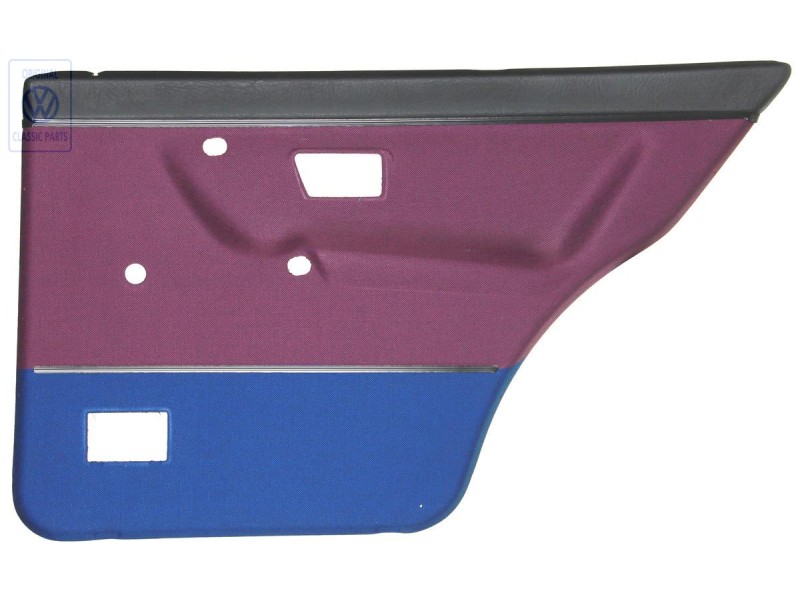 VW Original Garniture De Porte (Tissu) Bleu Violet - 193867212BQBMQ