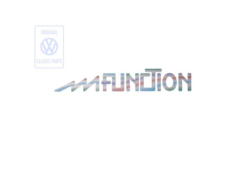 VW Original Inscription Sur Film Vert/Bleu - 191853431T Z25