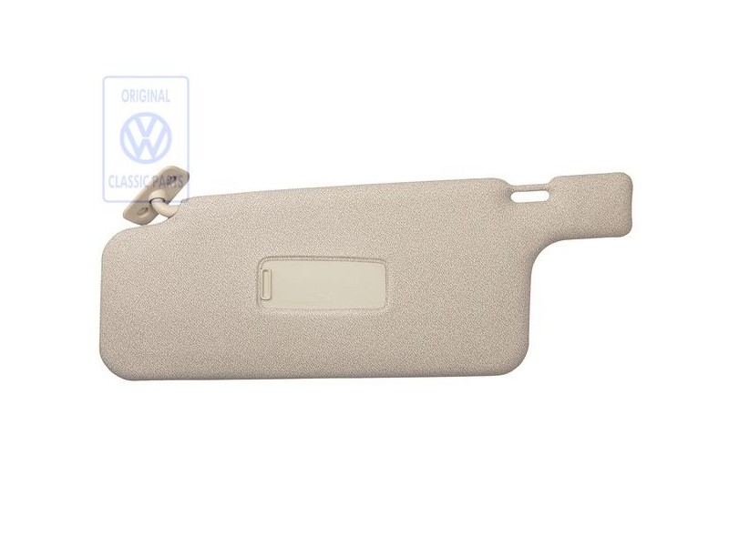 VW Original Pare-Soleil Avec Miroir Courtoisie Et Cache Gris - 191857551A 8FG