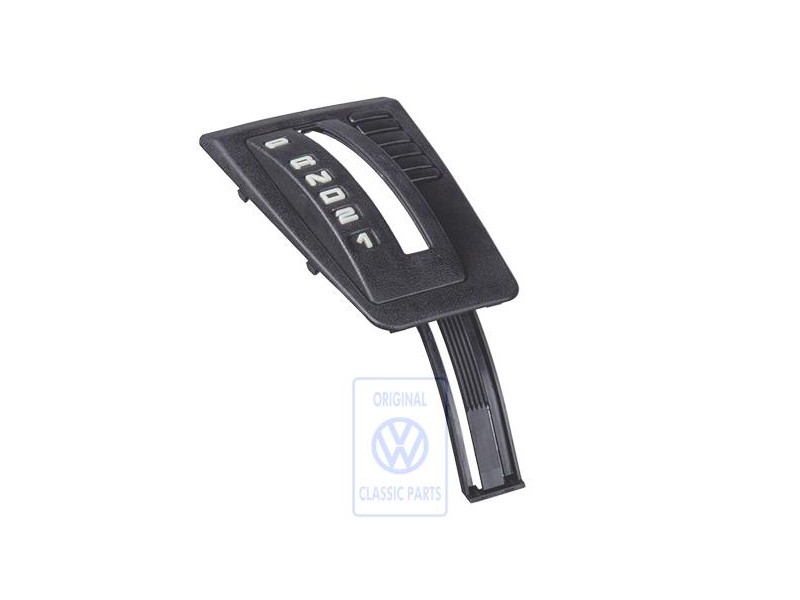 VW Original Ecran P. Commande Des Vitesses Noir Satine - 191863215 LN8