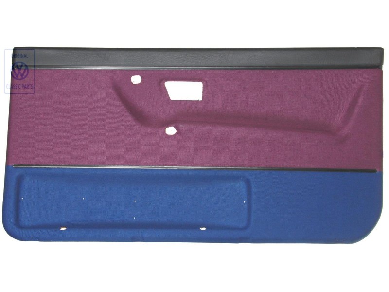 VW Original Garniture De Porte (Tissu) Bleu Violet - 191867012CEBMQ