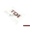 VW Original TDI Arrière Embleme Monogramme Logo Rouge - 1J0853675ACGQF