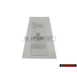 VW Original TDI Arrière Embleme Monogramme Logo Rouge - 1J0853675ACGQF