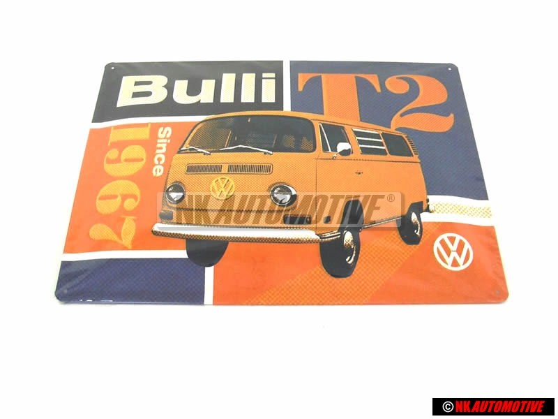 VW Classic Parts T2 Metal Sign - ZCP904328