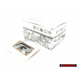 VW Original R-LINE Arrière Embleme Monogramme Logo Chrome - 1K8853675K FOD