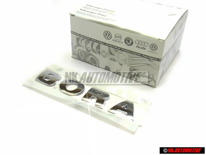 VW Original BORA Arrière Embleme Monogramme Logo Chrome - 1J5853687 739
