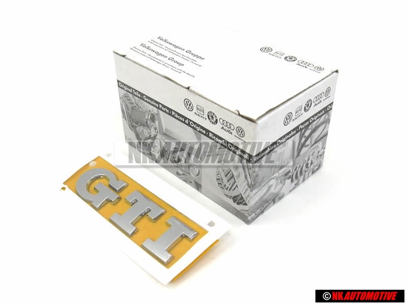 VW Original GTI Arrière Embleme Monogramme Logo Chrome - 5G0853675Q 2ZZ