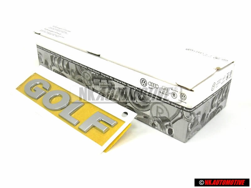 VW Original GOLF Arrière Embleme Monogramme Logo Chrome - 5G0853687 2ZZ