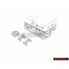 VW Original GTI Arrière Embleme Monogramme Logo Chrome - 6C0853675C 2ZZ