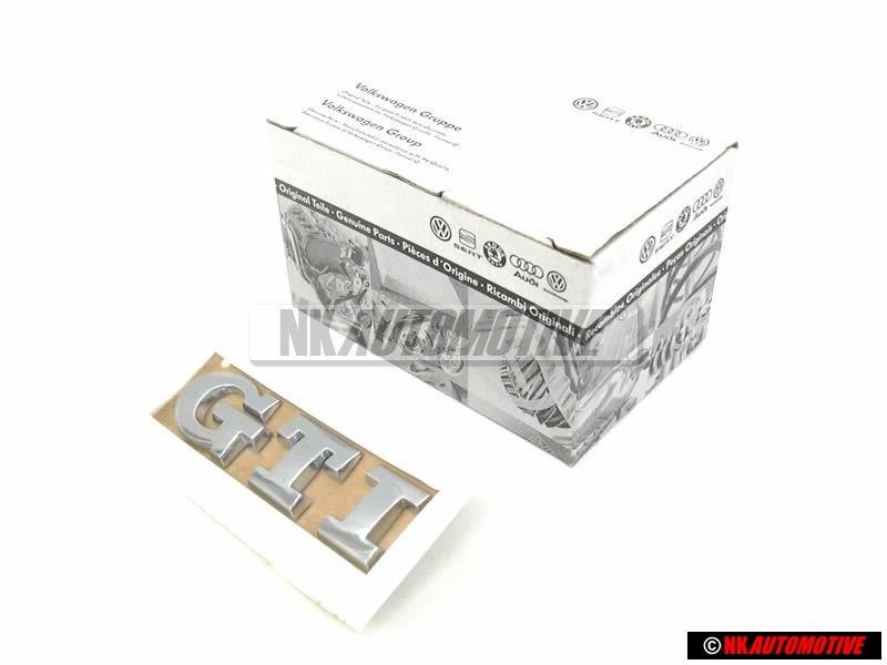VW Original GTI Arrière Embleme Monogramme Logo Chrome - 6R0853675E 739
