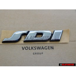 VW Original SDI Arrière Embleme Monogramme Logo Chrome - 1H0853675D Z10