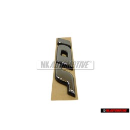 VW Original SDI Arrière Embleme Monogramme Logo Chrome - 1H0853675D Z10