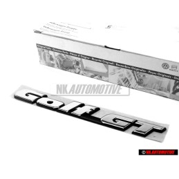 VW Original GOLF GT Arrière Embleme Monogramme Logo Chrome - 1H6853687ACZ10