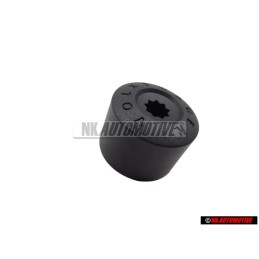 VW Original Capuchon De Boulon De Roue Noir Satine - 1K0601173A 9B9