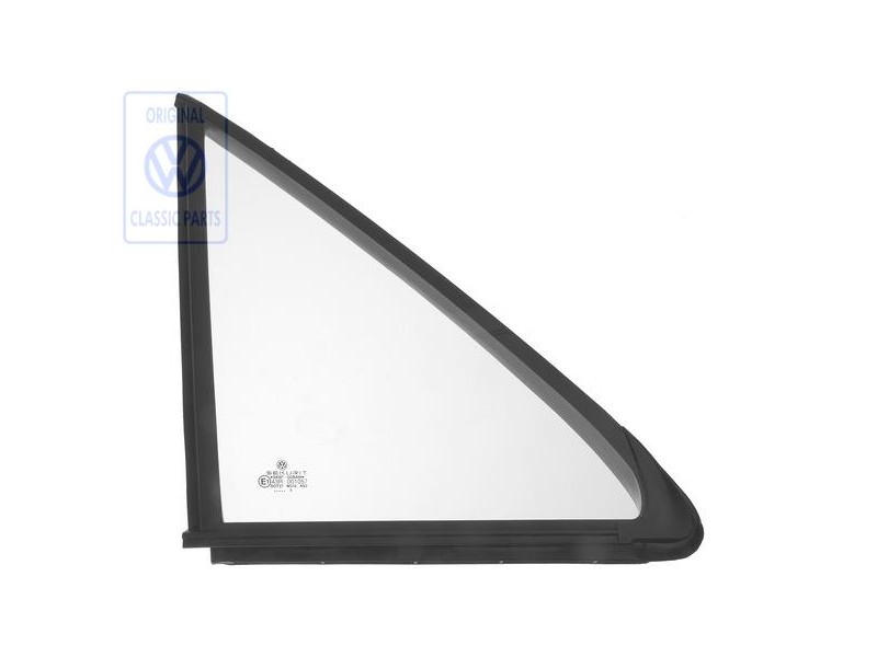 VW Original Vitre De Porte Fixe Avec Etancheite - 191845242A