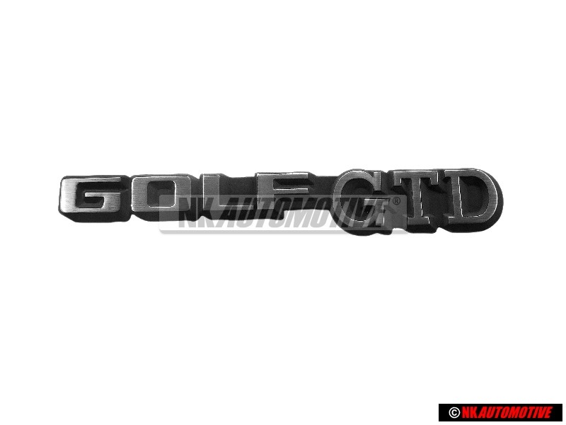 VW Original GOLF GTD Arrière Embleme Monogramme Logo - 191853687D GX2