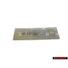 VW Original Inscription Sur Film Noir Satine/Argent Titane - 165853750B TB1