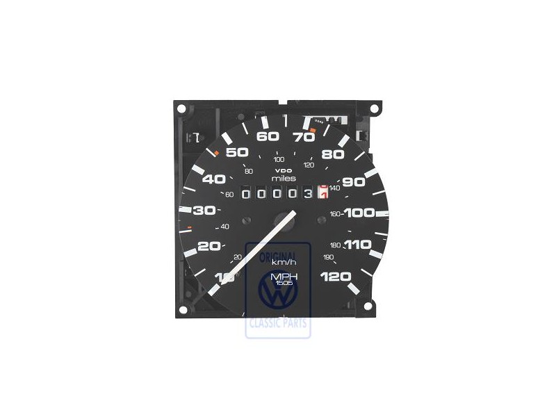 VW Original Tachymetre Sans Compteur Journalier En Miles - 191957033