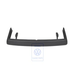 VW Original Pare-Chocs Avec Support Et Revetement Graphite - 165807301 2BC