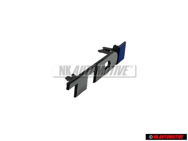 VW Original TDI Avant Embleme Monogramme Logo Chrome Bleu - 701853679A HCE